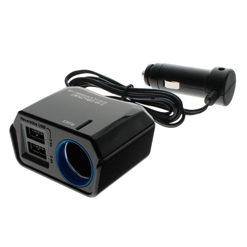 槌屋ヤック(Tsuchiya Yac) 車内用品 電源ソケット リバーシブルUSBソケット 2USBポート 4.8A PZ-789