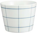 西海陶器(Saikaitoki) 波佐見焼 「 essence(エッセンス) 」 es カップ (S) チェック柄 ブルー 45406