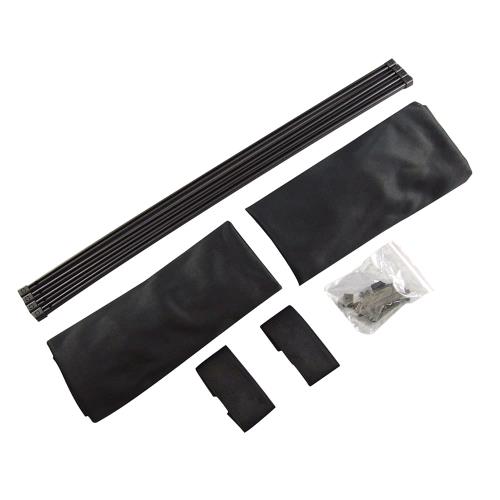 槌屋ヤック(Tsuchiya Yac) 車内用品 日除け カーテン スムースカーテン ドレープ2 クロ Lサイズ LS-133