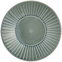 西海陶器(Saikaitoki) 波佐見焼 一真窯 プレート 皿 小皿 12cm 彫刻紋 藍墨 草林彫 電子レンジ 食洗機可 11114