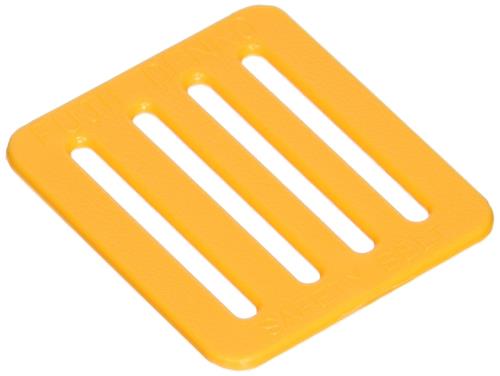 [藤井電工] 胴ベルト用 D環止め 4ツ穴 適用ベルト幅 50mm イエロー 黄 LT-P50-Y 日本製 胴ベルト 安全帯 ツヨロン TSUYORON