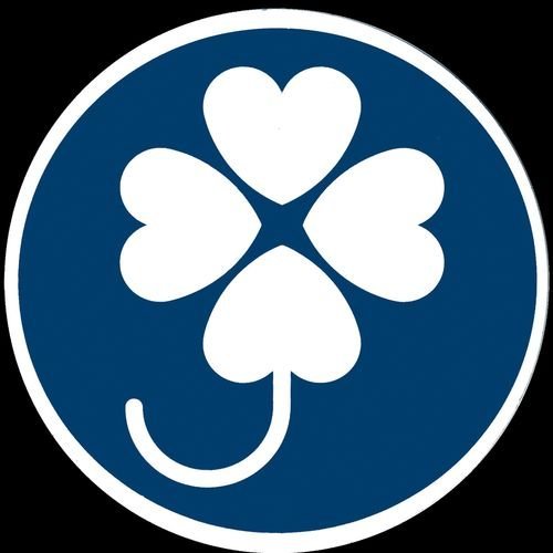 槌屋ヤック(Tsuchiya Yac) 車内用品 マーク クローバーマーク マグネット 1枚 OP-351