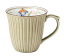 西海陶器 波佐見焼 おしゃれ マグカップ 花柄 はさみやき 軽量 250ml 花連柄 グリーン 電子レンジ 食洗機可 誕生日プレゼント女性 ティーカップ 紅茶 食器 日本製 12743