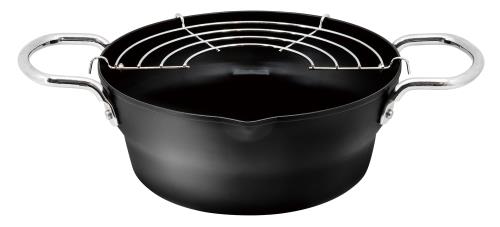 和平フレイズ 少ない油で揚げる 鉄 天ぷら鍋 20cm 段付 IH対応 ガス 揚げ物 鍋 揚げ鍋 天麩羅 カラリー..