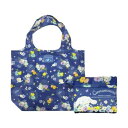畑山商事 折り畳みエコバッグ 水彩フラワー シナモロール H36×W45×D12cm 33202297