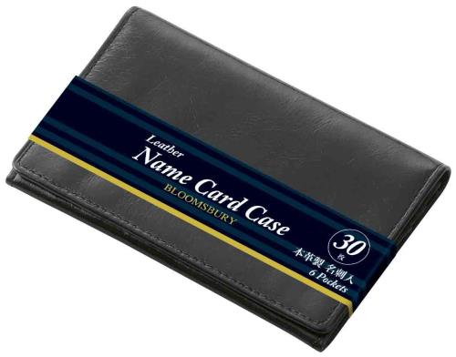 レイメイ藤井 名刺入れ BLOOMSBURY 笹マチ 革製 ブラック NN8007B 7×11×2cm