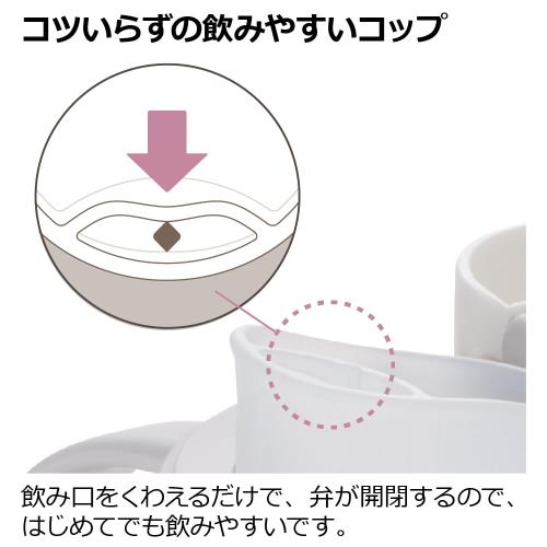 リッチェル トライ のみやすいコップマグ ピンクオレンジ 1個 200ml 8カ月頃から