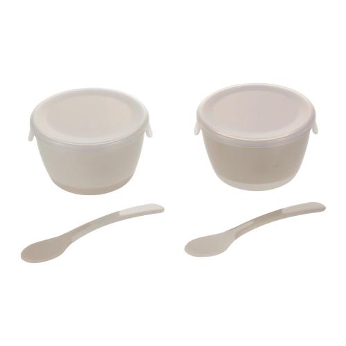 対象月齢/5カ月頃～ 最大目盛容量/100mL 電子レンジOK(スプーンを除く) 食器洗い乾燥機OK 煮沸・薬液消毒OK