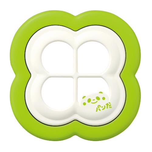 和平フレイズ(Wahei freiz) 曙産業 サンドイッチ 型 クローバー グリーン 日本製 食パンにお好みの具をはさんでグッと押すだけ ふちの閉じたサンドパンが作れる 余ったパン耳のレシピ付き サンドでパンだ RE-932 商品サイズ(約):115X115X33mm