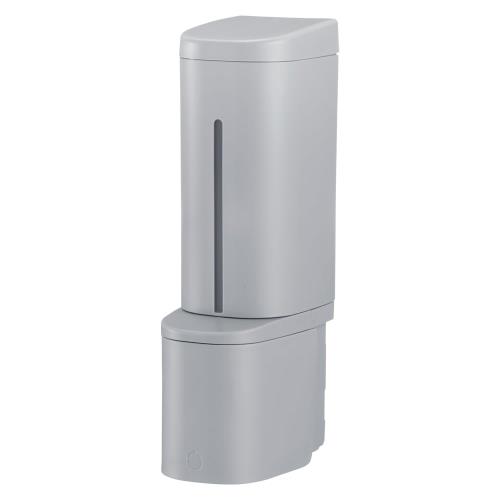 リッチェル(Richell) ホバー マグネット泡ディスペンサー 500 グレー 1個 110048 ディスペンサー 片手 詰め替え プッシュ 浮かせる 下から出る ハンド ソープ お風呂 収納 プラスチック サイズ/6.6×10.4×23H(cm) 容量/500mL 材質/ポリプロピレン他 耐荷重/1kg