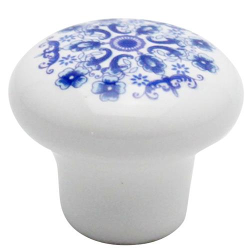 Rakuten - 和気産業(Waki Sangyo) セラミックつまみ 白花 25mm TW-150