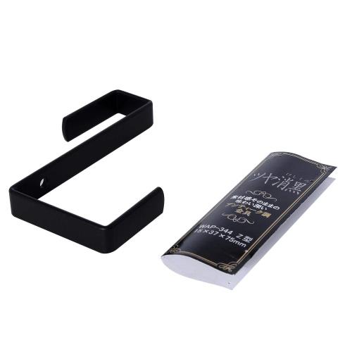 和気産業(Waki Sangyo) Z型金具 ツヤ消し黒 壁掛け フック 収納 アンティーク調金具 ツヤ消黒 Z型 奥行5.9×高さ7.5×幅1cm WAP-344