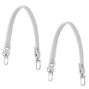 PATIKIL ショルダーストラップ 2個26cm長さ 1.3cm幅交換用レザーパースストラップ DIY女性クラッチバッグハンドバッグトップハンドルストラップ修...