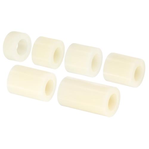 PATIKIL 丸型スペーサーワッシャーセット 60個 ナイロン 5 8 10 12 15 20mm長さ M6ねじブロック用 3Dプ..