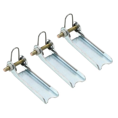 PATIKIL 44 mm 交換フックラッチ 3個 金属製 牽引レシーバーヒッチ クレビスフックトレーラー用 シルバー