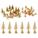 PATIKIL 14.5mm 衣類用スタッズ 20セット スタッズ レザーリベット 金属製 スクリュースタッズ 衣類 レザークラフト 生地 靴 パンクバッグ レ...