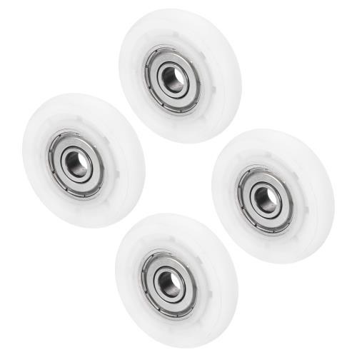 PATIKIL ナイロン製プーリーホイール 6x35x7.6mm 4個セット 626zzベアリング付きスライディングコンベ..
