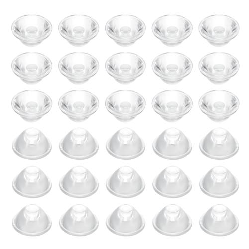 PATIKIL 25度20mmハイパワーLEDレンズ 30個 LEDリフ レクターコリメーターアクリル光学PMMAスムースサーフェスレンズ1W LEDライトラン..