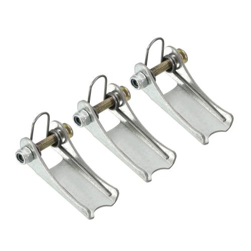 PATIKIL 42 mm 交換フックラッチ 3個 金属製 牽引レシーバーヒッチ クレビスフックトレーラー用 シルバー