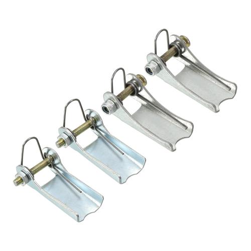 PATIKIL 交換用フックラッチ2サイズ フックトレーラー用4個セット シルバートーン