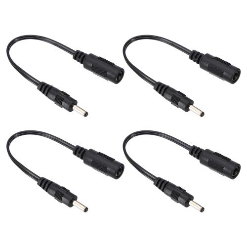 PATIKIL 0.6フィート DC 5.5x2.1mm メス - DC 3.5x1.35mm オス 電源ケーブ...