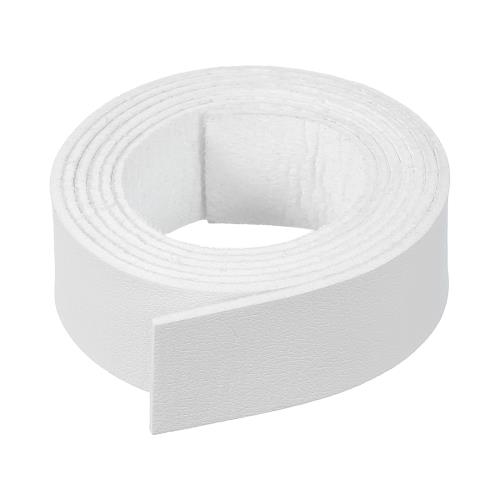 PATIKIL 革紐 ネックレス用 革紐 20mm スエードレザーストラップ フェイクレザースト ネックレス ブレスレット 手作り材料 DIY ハンドメイド アクセサリーパーツ 1個 白