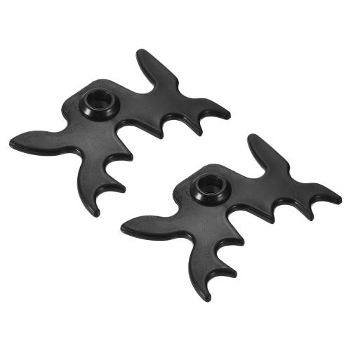 PATIKIL ビリヤードブリッジヘッド 2個 プラスチック プールビリヤードキュースティックブリッジ プラ..