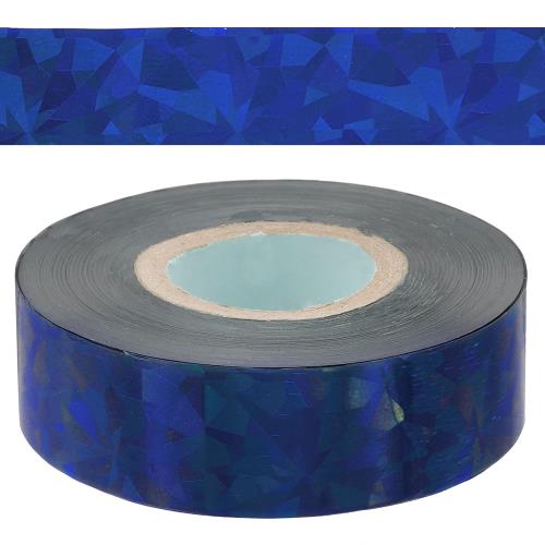 PATIKIL 0.79x400フィート ホットスタンピング箔紙 レザーDIYロゴデコレーションクラフトギフトパッケージスクラッ プブックカード用 ホットスタンピングペーパーフォイルロール 黒ブルー