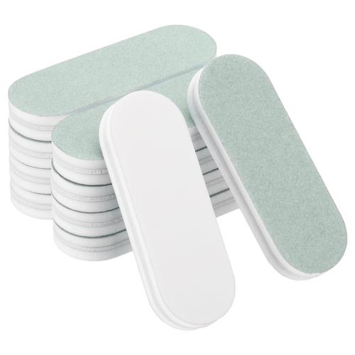 PATIKIL 2.2x0.8 シルバー磨きスティック 20入り 両面ポリッシュスティック スクラッチ除去 クリーニング バフィングバー 緑 金 真鍮 合金