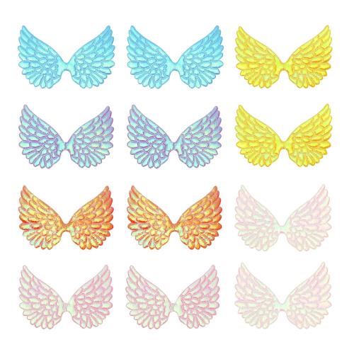 PATIKIL エンジェルウィング クラフト用 8.5cm 12個 小さな天使の羽 装飾 パッチ ウィング ヘアアクセサリー バックパック ドレス 縫い付け D...