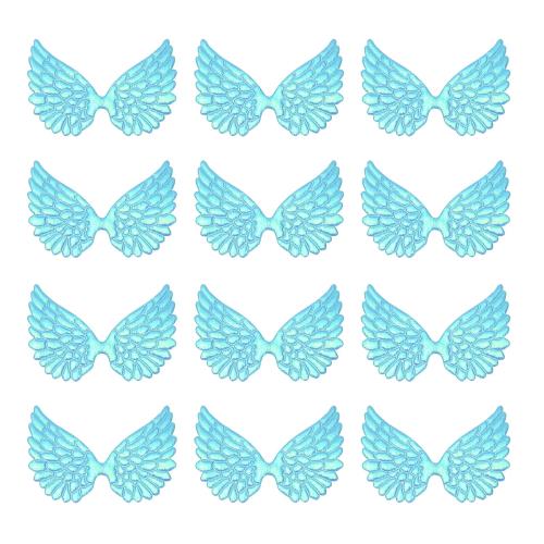 PATIKIL エンジェルウィング クラフト用 8.5cm 12個 小さな天使の羽 装飾 パッチ ウィング ヘアアクセサリー バックパック ドレス 縫い付け D...