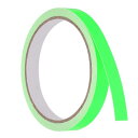 PATIKIL 0.5×16.5フィートネオンガファークロステープ 1巻きの蛍光性粘着テープUV黒ライトグロ ーテープ UVパーティー用 緑