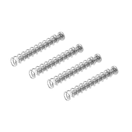 ギターピックガードの取り付けネジは、主にほとんどのギターとベースピックアップに適したピックアップフレームを固定するために使用されています。 ここで提供しているギターピックアップ取付ネジのサイズは:素材: 金属; カラー: シルバー; 系径: M3; ネジ長さ: 28mm;全長: 30mm ピックガード取り付けネジは金属製で、耐久性、耐食性に優れ、錆びないほか、軽量で脆くなりにくいという利点があります。 取り付け、取り外しが容易で、主にピックアップの取り付け、高さ調整に使用されます。 ネジをピックアップの取り付け穴に合わせ、バネをネジに乗せ、ネジを締めます。