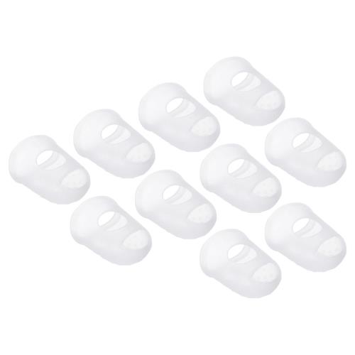 乐天商城 - PATIKIL 内径23 mm シリカゲル指先保護器 ゴムの指先 15個入り シリカゲル 親指 指先保護カバー ギター演奏 オフィス 計数裁縫 クリア XLサイズ