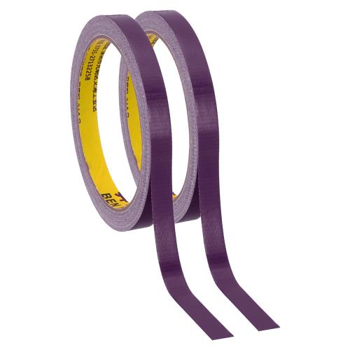 PATIKIL 製本テープ 10mm x 10m 布製本修復テープ 楽譜 地図 連絡帳 図鑑 ポスター 本修理用 パープル