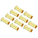 PATIKIL 6 mmチューブ外径 真鍮圧縮インサート 10個 インサートチューブサポート 圧縮スリーブ継手アソートキット 空気 水 ガスホース用
