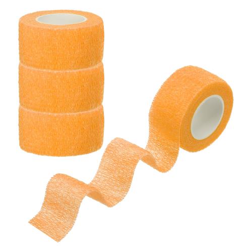 PATIKIL スポーツ用セルフ粘着テープ 4パック 2 X 5ヤード バンデージラップ 通気性エラスティックテー..