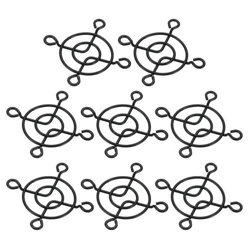 PATIKIL 40mm ファンフィンガーグリル 8個入り メタルグリッド シールド ファンシールド 保護 カバー ..