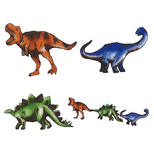 KIYOHARA お気に入り ダイナソーワールド ワッペンセット 4種入り AJDINOSAURS