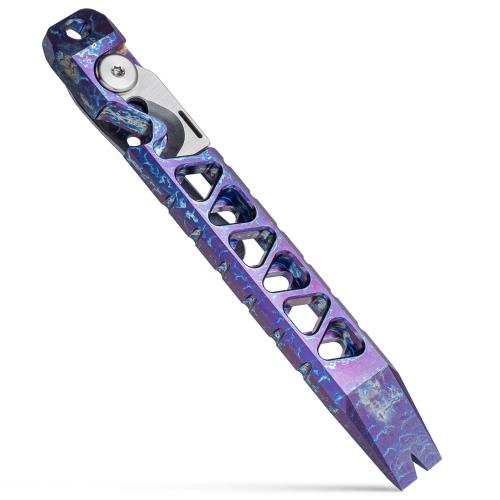 TISUR チタン マルチツール 軽量 多機能ツール ポケットサイズ 携帯用 ミニバール 栓抜き ボックスオー..