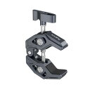 SmallRig 蟹バサミクランプ 1/4-20 3/8-16ねじ穴付き 耐荷重 3.5 kg カメラアクセサリーに適用 3755B
