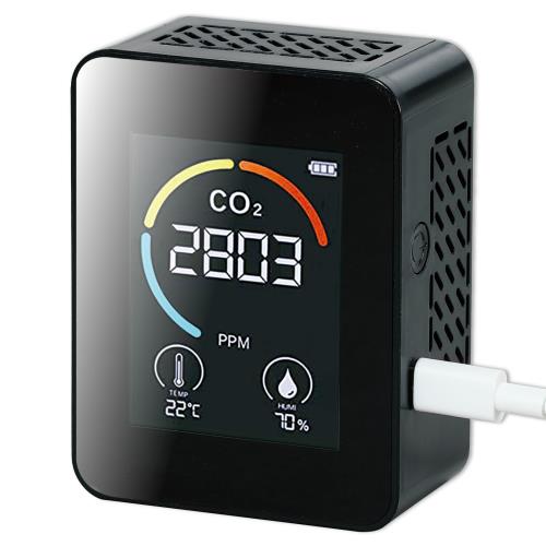 アーテック 充電式二酸化炭素濃度測定器（NDIR方式） 52043 感染対策 予防 CO2モニター 二酸化炭素 濃度 測定 計測 換気 学校 会社 室内
