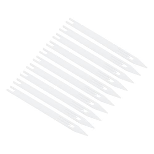 PATIKIL 漁網修理キット 10個 プラスチック漁網 ミシン針 4# 漁網ニードルシャトル 漁網の修理用 ホワ..