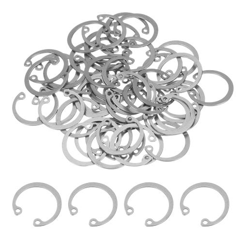PATIKIL 22mm ID 内部保持リング、50個 E-クリップ スナップリング 304ステンレス鋼 内部シリップ 自動..