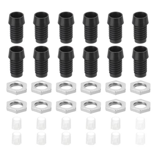 PATIKIL 3 mm 発光ダイオードホルダー 60個 プラスチックLEDホルダークリップ取り付け ブ ラケットソケ..