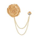 PATIKIL ローズフラワーブローチピン メンズスーツ用ラペ ルピン スーツアクセサリー フローラルメンズピン ファッションブ ライドグ ルームウェディングブ...