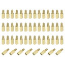 PATIKIL メス メス真鍮 六角スペーサースタンドオフ 50個 FPVドローン クアッド コプター PCB マザーボードスチールネジナット セット コンピュ...