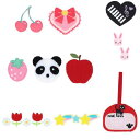 清原(KIYOHARA) お気に入りシリーズ ワッペン 女の子モチーフ セット 11枚入 MOWGIRLWS