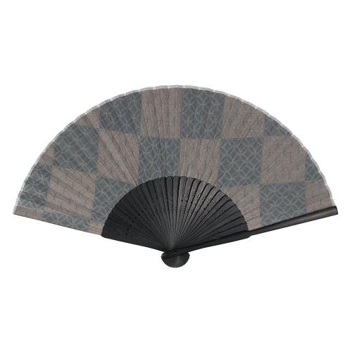 材質扇面：綿／骨：木 本体サイズ／折りたたみ時210×29×9.5mm 付属扇子と同じ柄の「さし袋」付き
