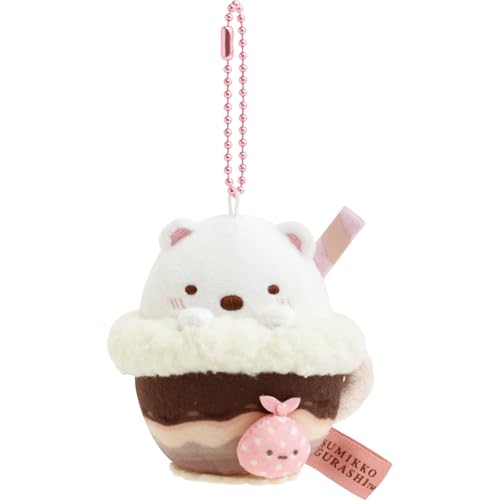 其它 - MO97101 すみっコぐらし 喫茶すみっコでチョコレートフェア ぶらさげぬいぐるみ しろくま(チョコレートドリンク)
